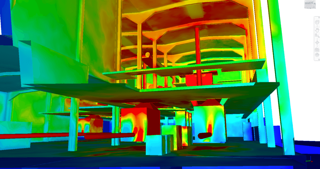 Simulation CFD d'une usine avec process à très haute température - étude du confort thermique des opérateurs