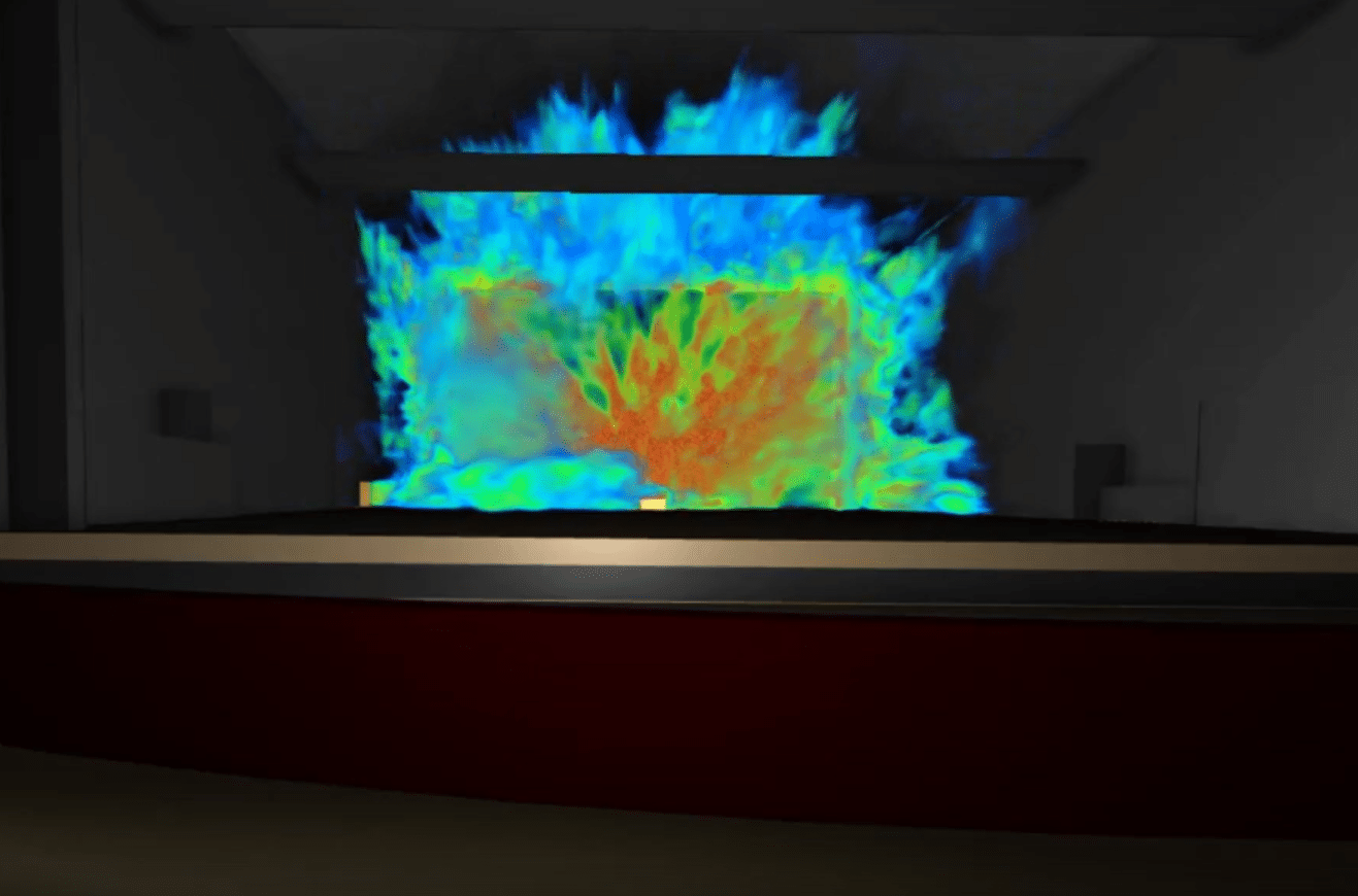 Simulation incendie - théatre