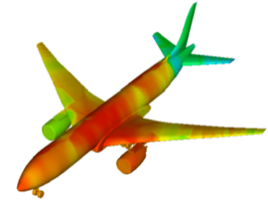Etude des températures sur un avion - cabine de peinture